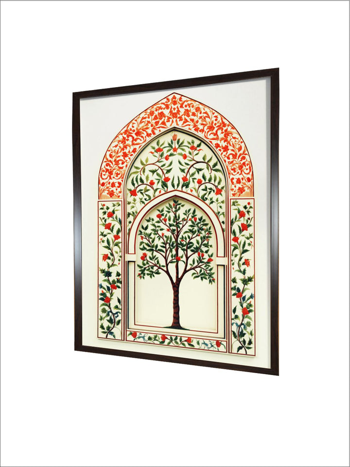 Indian Art Floral Tree