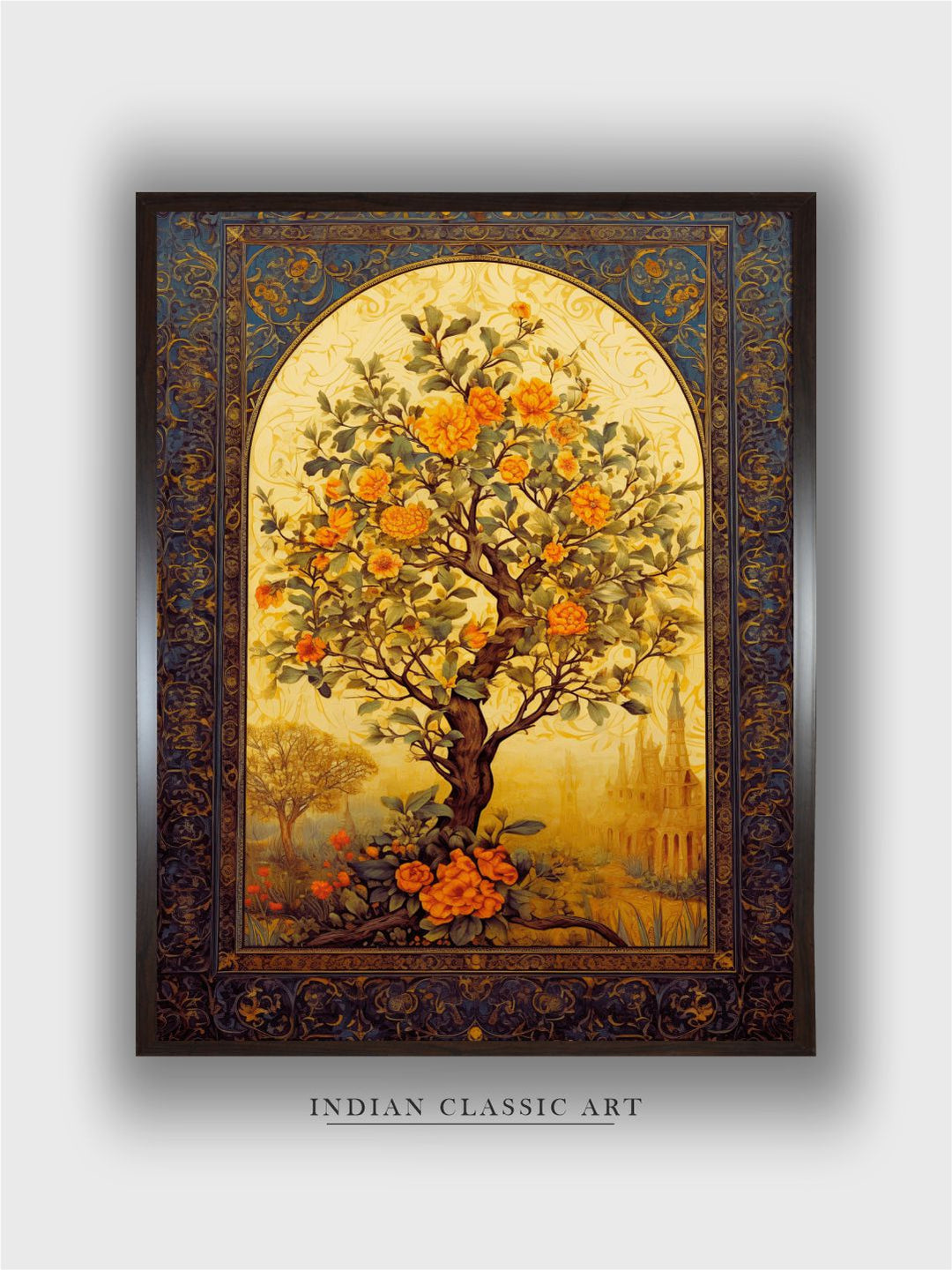 Floral Wallart Tree