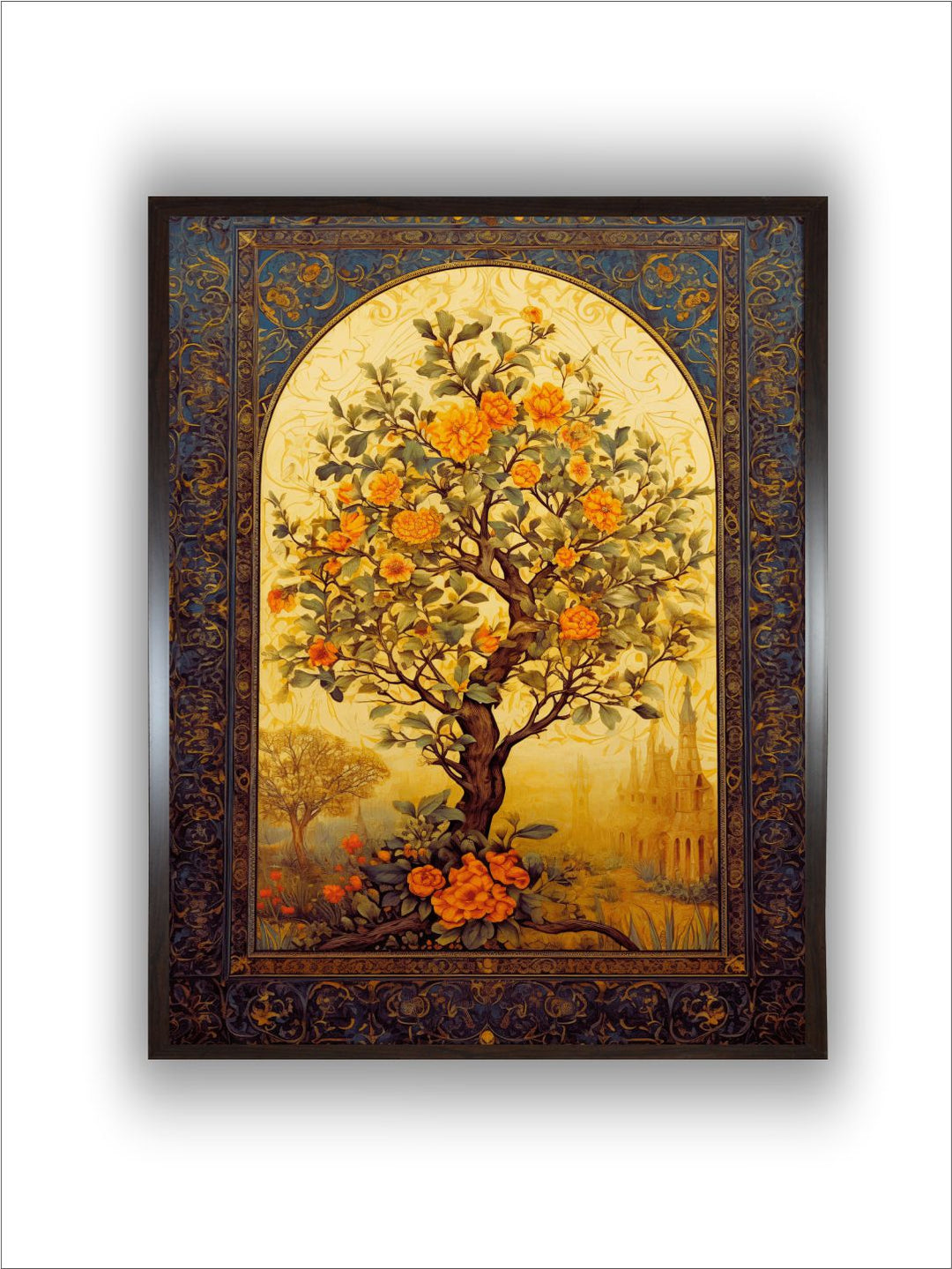 Floral Wallart Tree