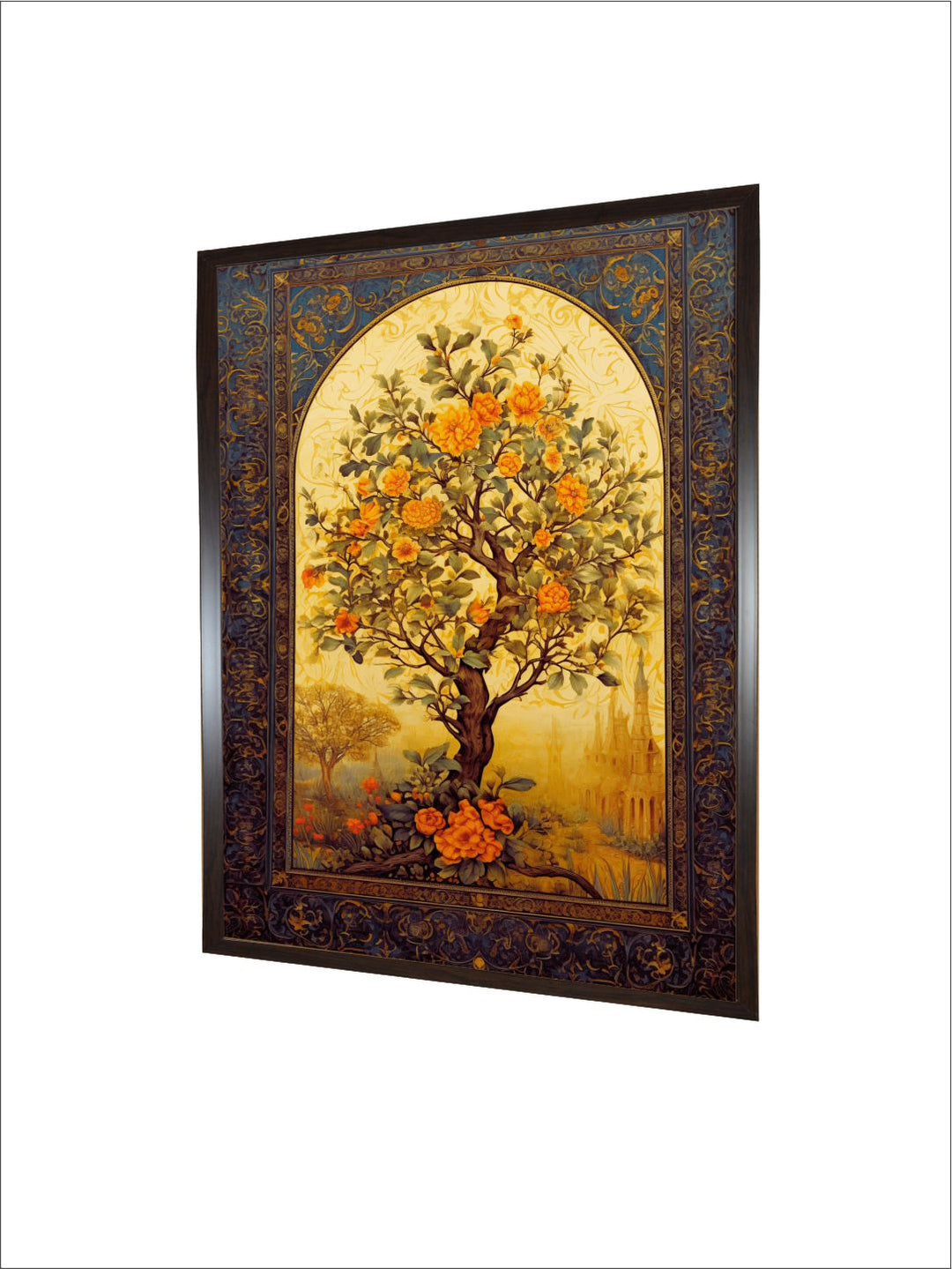 Floral Wallart Tree