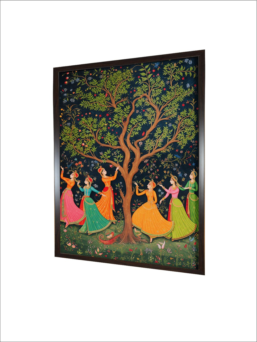 Indian Women Dance In A Forest