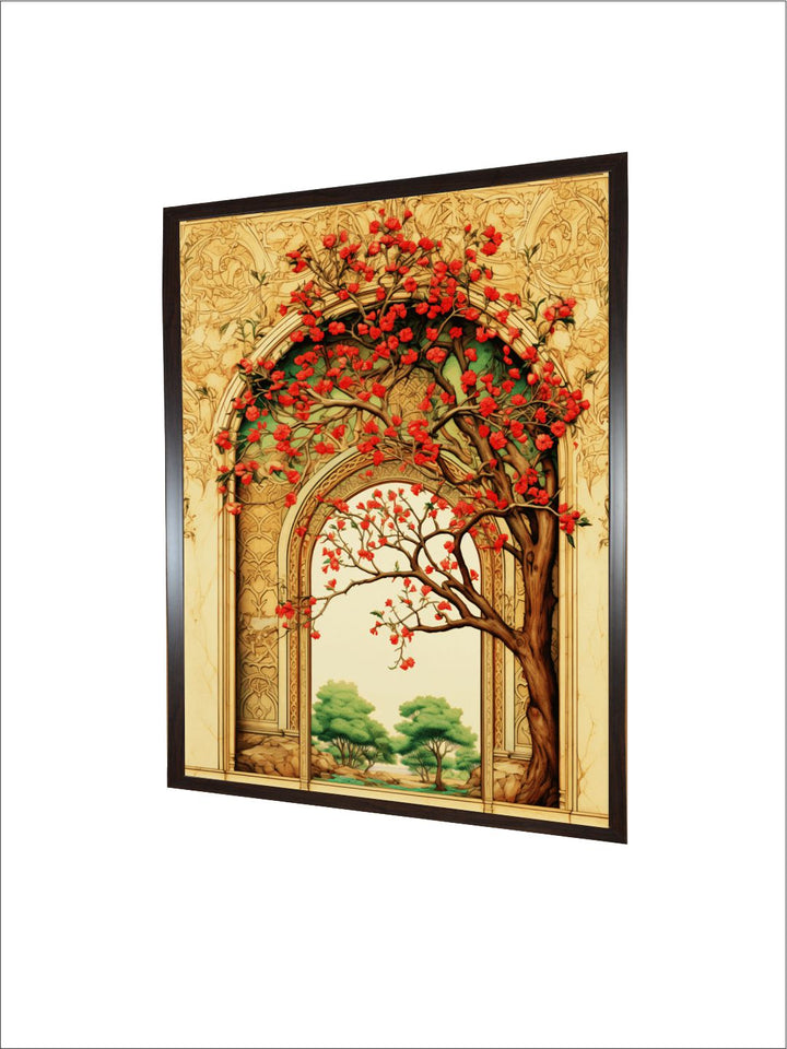 Pichwai Wallart Red Tree