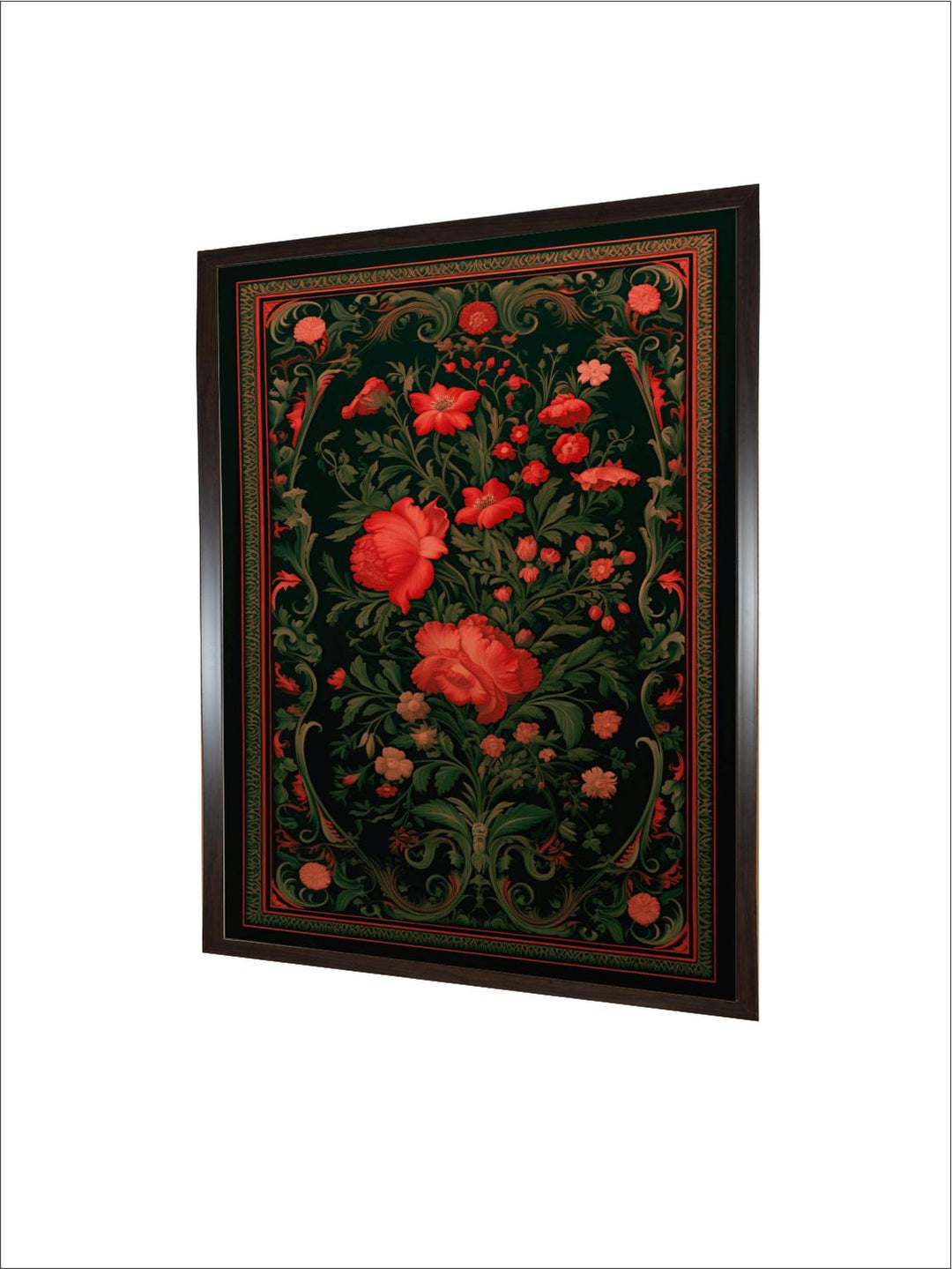 Dark Floral Wallart
