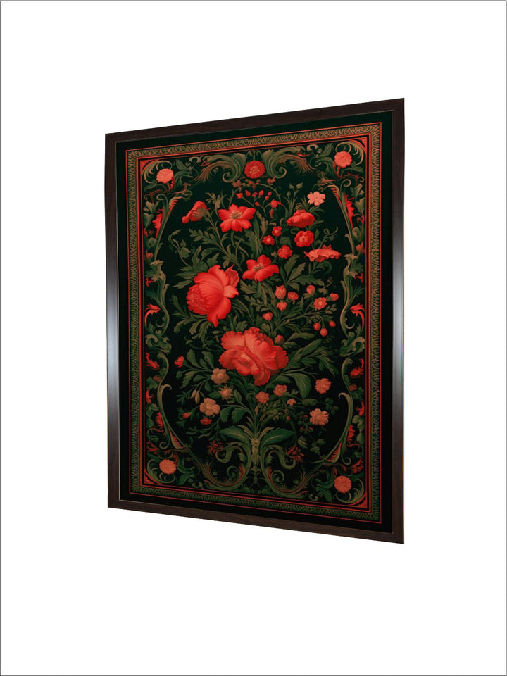 Dark Floral Wallart