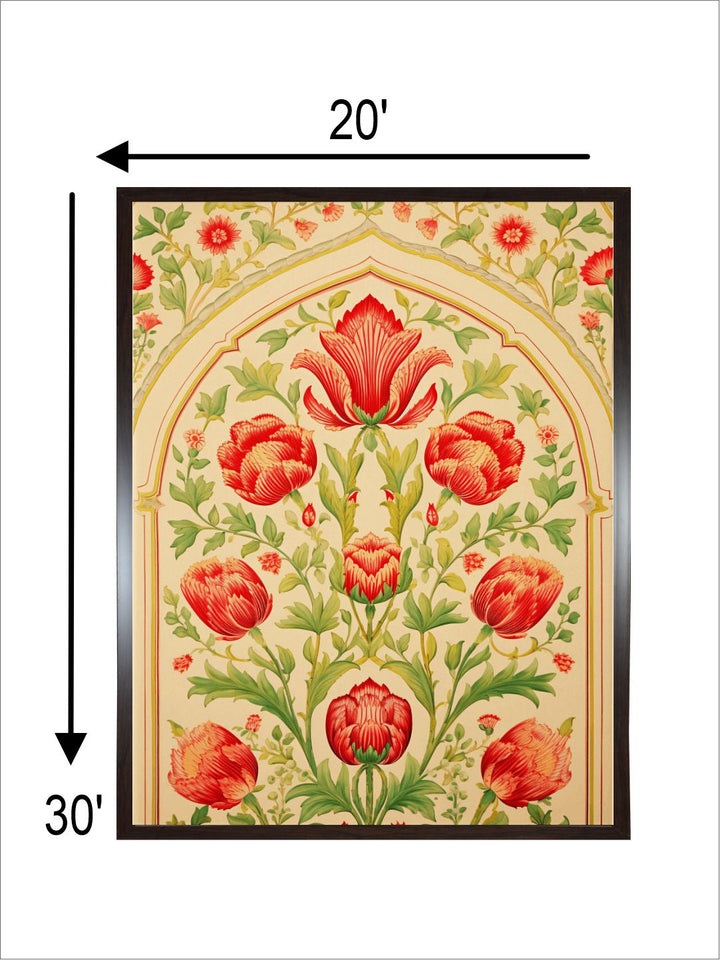 Pichwai Wallart Floral