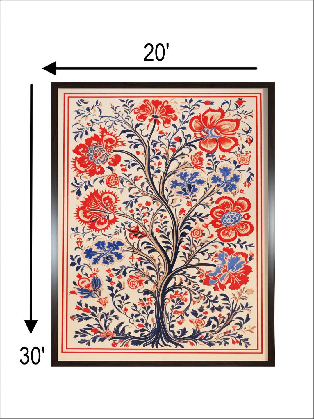 Floral Tree Of Life | Indian Art