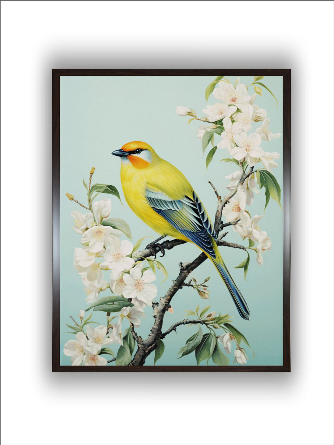beautiful Bird Floral Painting