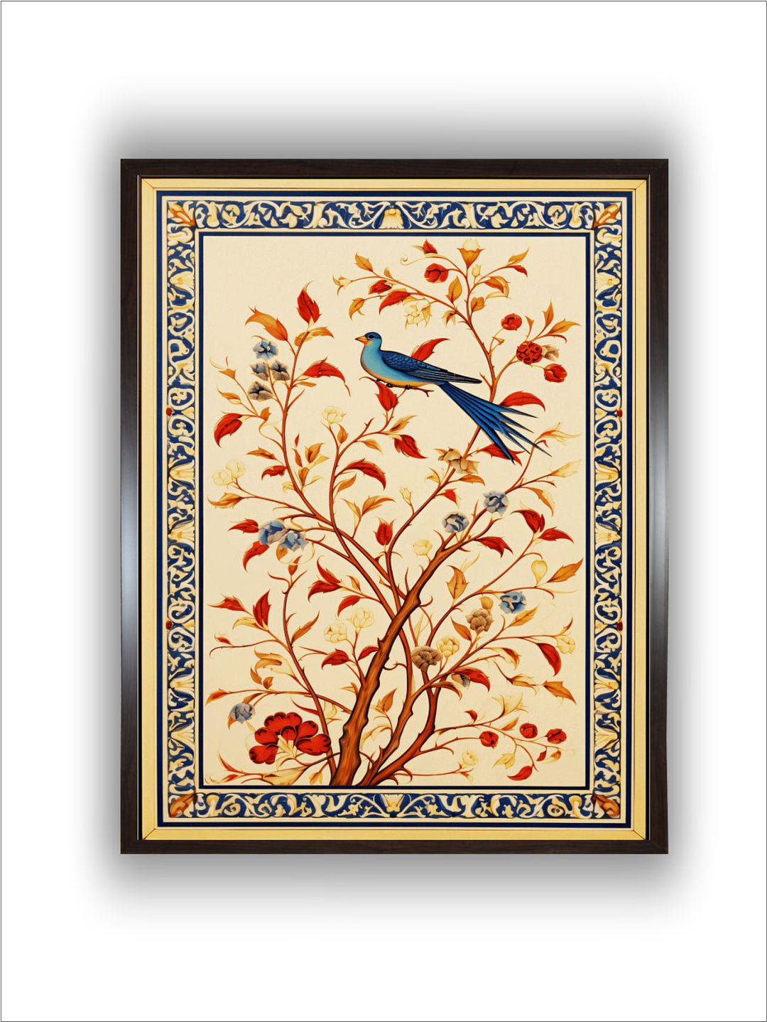 Bird Floral Painting Wallart