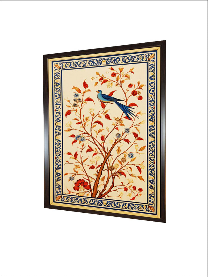 Bird Floral Painting Wallart