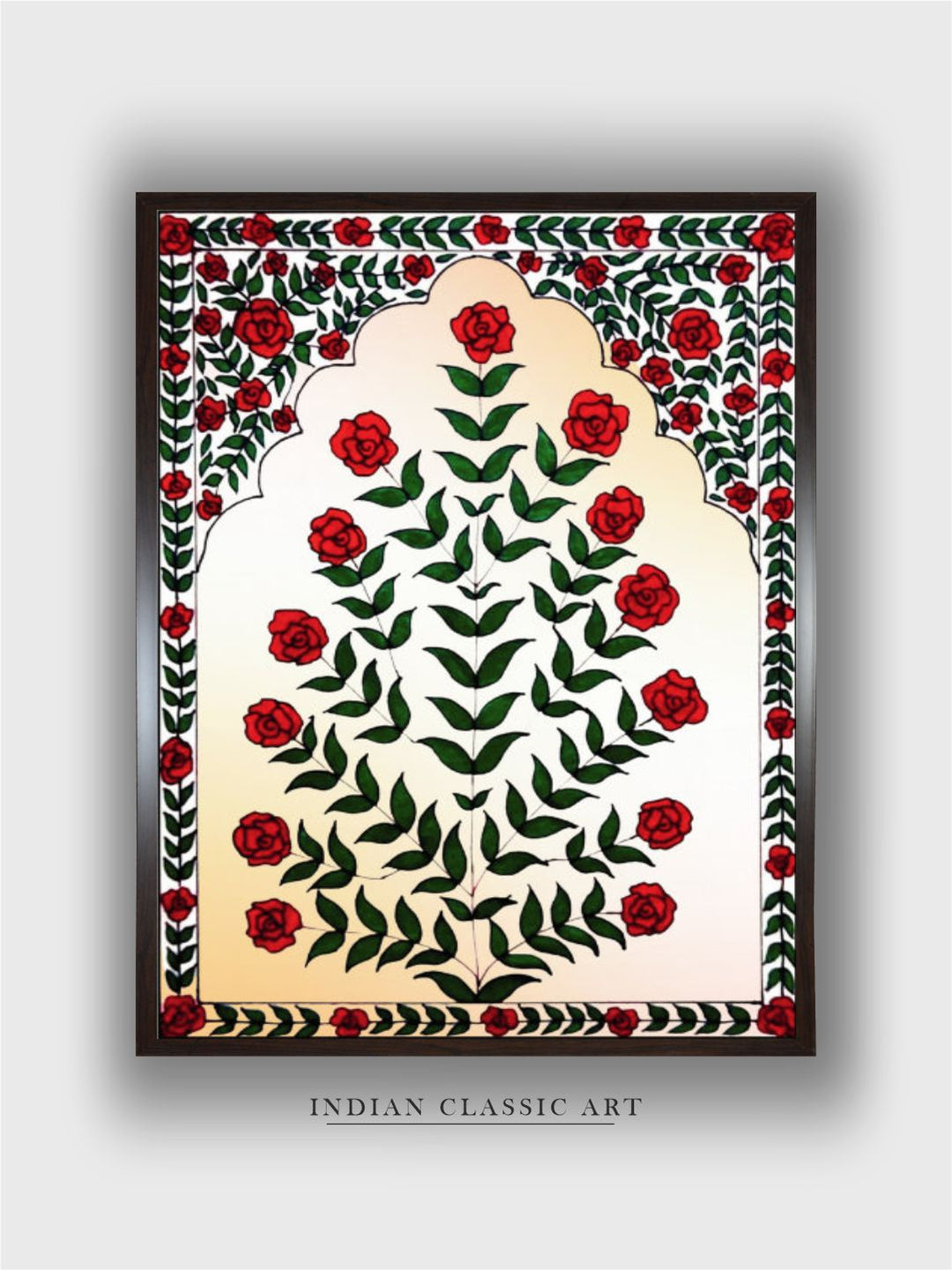 Indian art floral