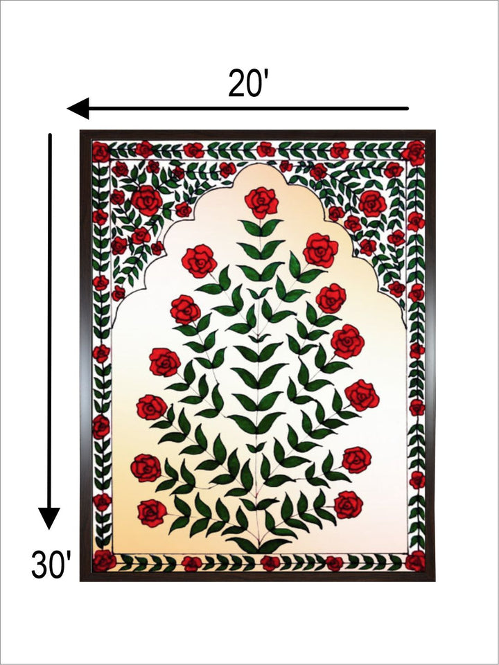 Indian art floral