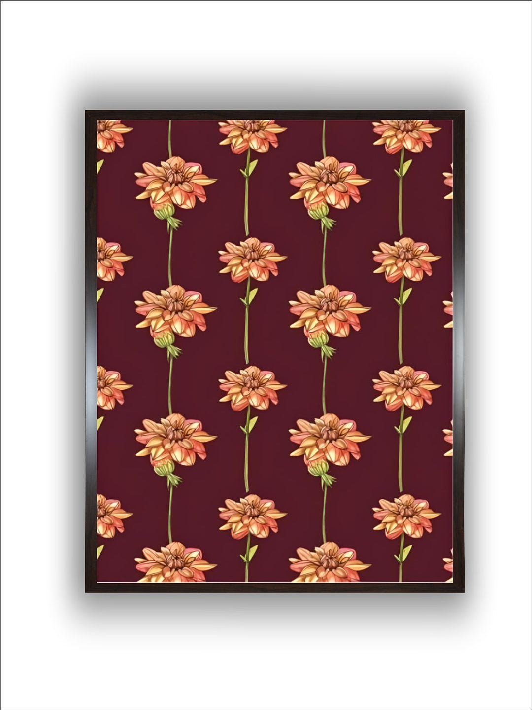 Lotuses Indian pichwai art