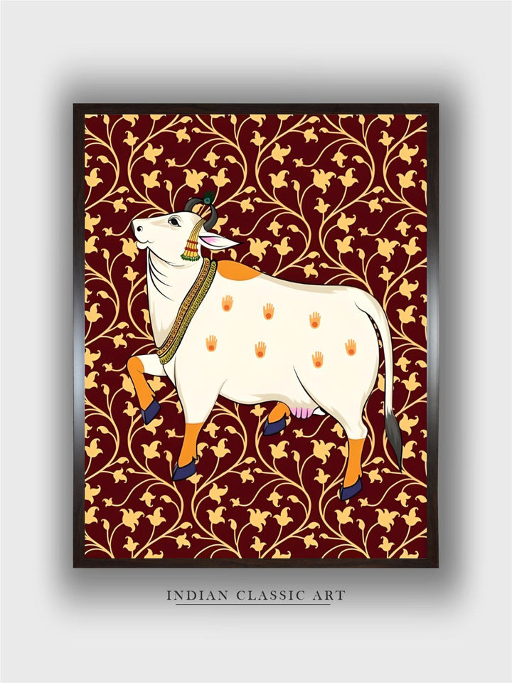 Pichwai Cow painting
