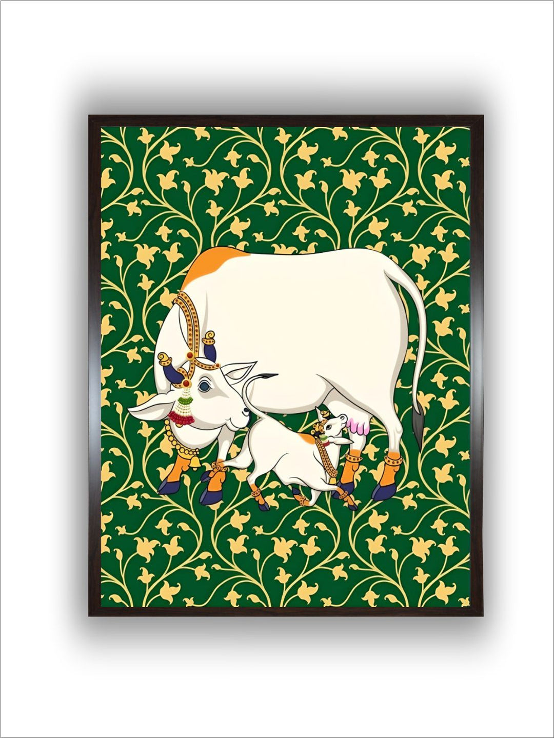 Pichwai Cow painting
