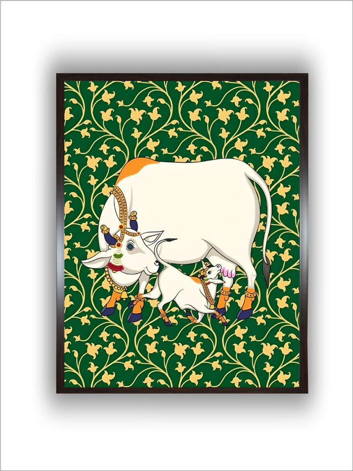 Pichwai Cow painting