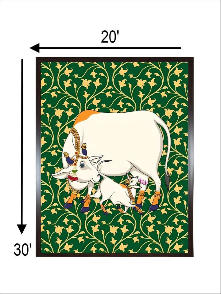 Pichwai Cow painting
