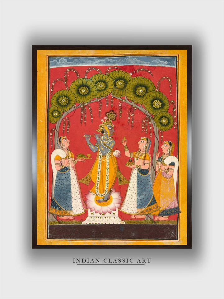 Krishna & Radha, Pichwai Painting