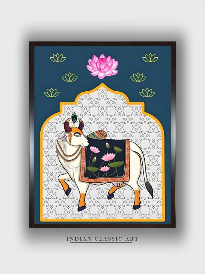 Pichwai cow painting