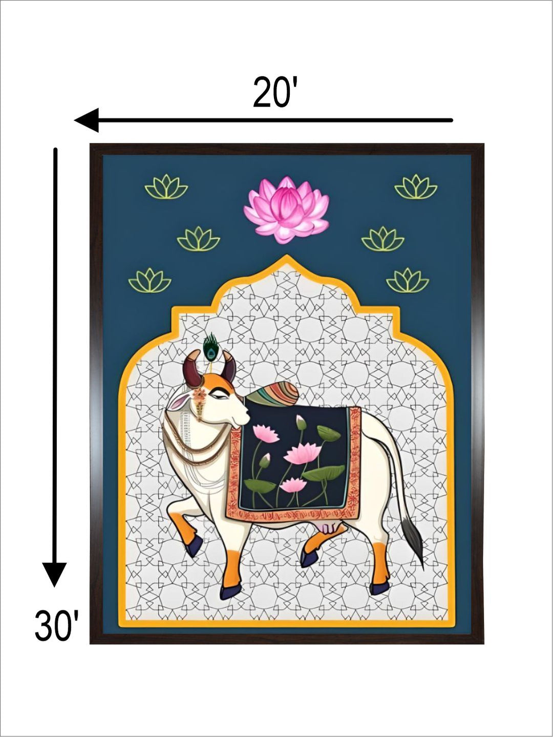 Pichwai cow painting