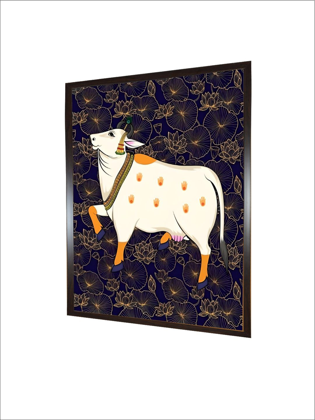 Indian Pichwai cow painting