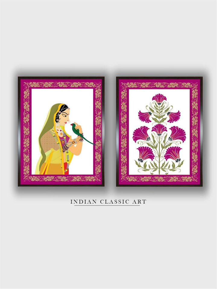 Indian folk Art, Set of 2
