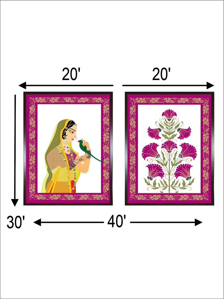 Indian folk Art, Set of 2