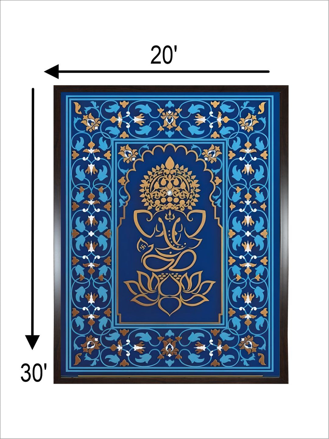 Religious hindu god wall art
