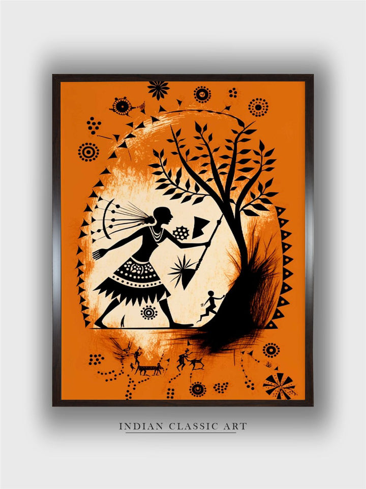 Celebrating Tradition: A Warli Painting