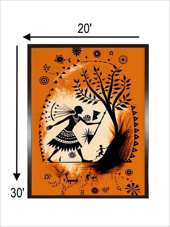 Celebrating Tradition: A Warli Painting