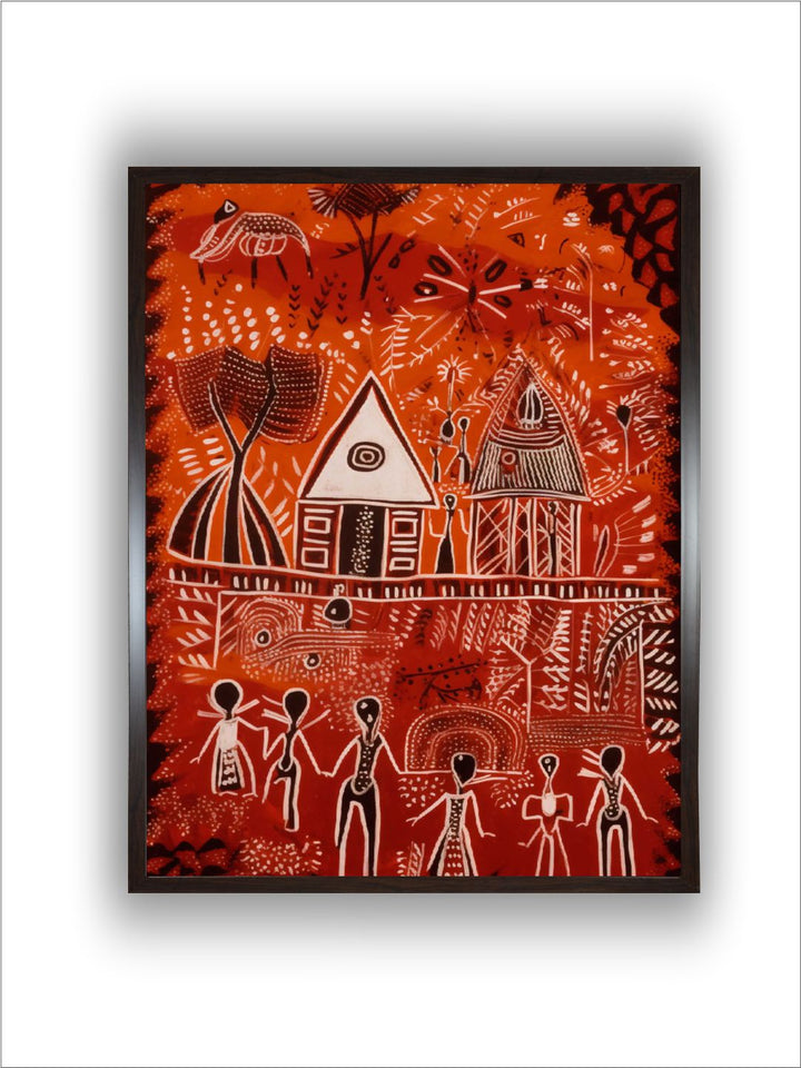 Warli indian painting