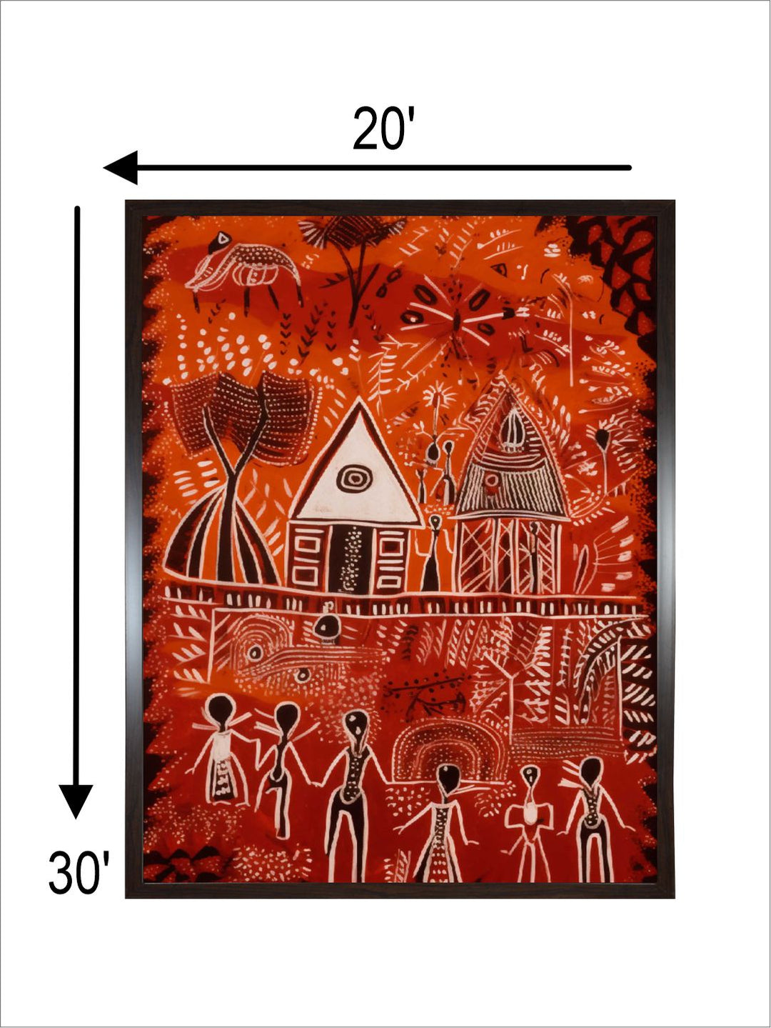 Warli indian painting