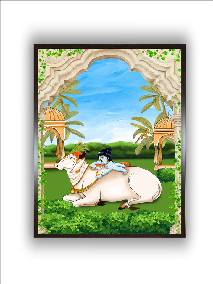 Lord Krishna Pichwai painting