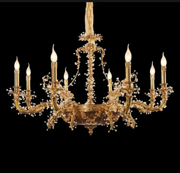 Hot Sale Custom Luxury Ginko Biloba Leaf Ceramic Chandelier for Hotel Lobby Hall Villa Living Room Dining Table