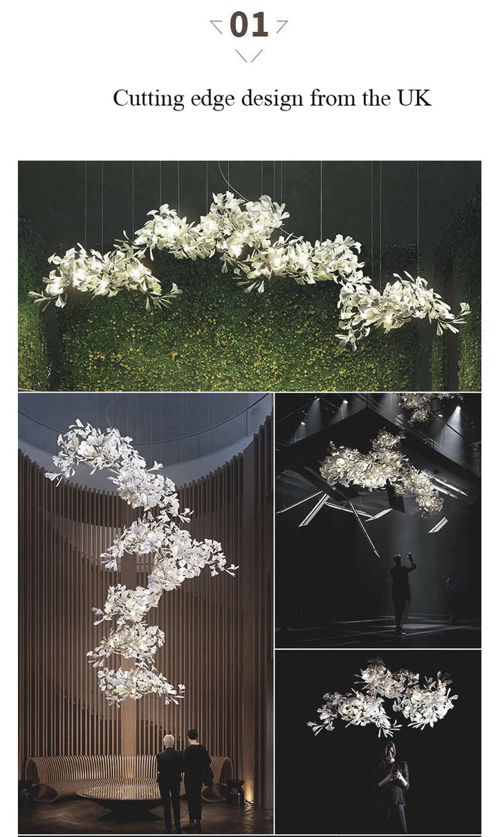Creative Post-Modern Retro House Hold Simplicity Fashion Bedroom Hotel Large Industrial Chandelier