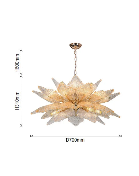 Jewellerytop Luxury Decorative Pendant Light Foyer Large Size  High Ceiling Brass Crystal Chandelier
