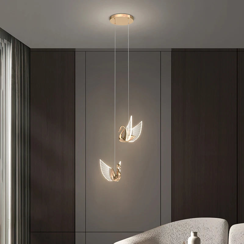 Big Nordic Modern High Ceiling Hotel Pendant Light Lobby Hanging Large Stair Cristal Led Luxury Crystal Chandelier