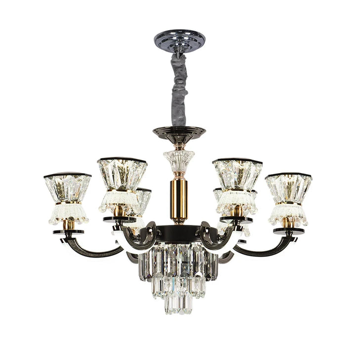 2023 Gold Hanging Chandelier Light Modern Crystal Led Ceiling Pendant Luxury Nordic Decoration Chandelier Modern For Living Room