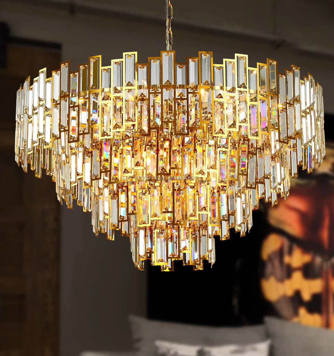 Hot Sale Custom Luxury Ginko Biloba Leaf Ceramic Chandelier for Hotel Lobby Hall Villa Living Room Dining Table