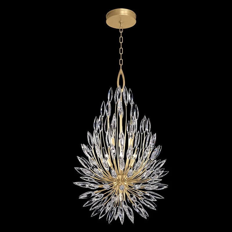 Nordic Style Decoration Luxury Hotel Lobby Custom Large Project Crystal K9 Led Chandelier Light