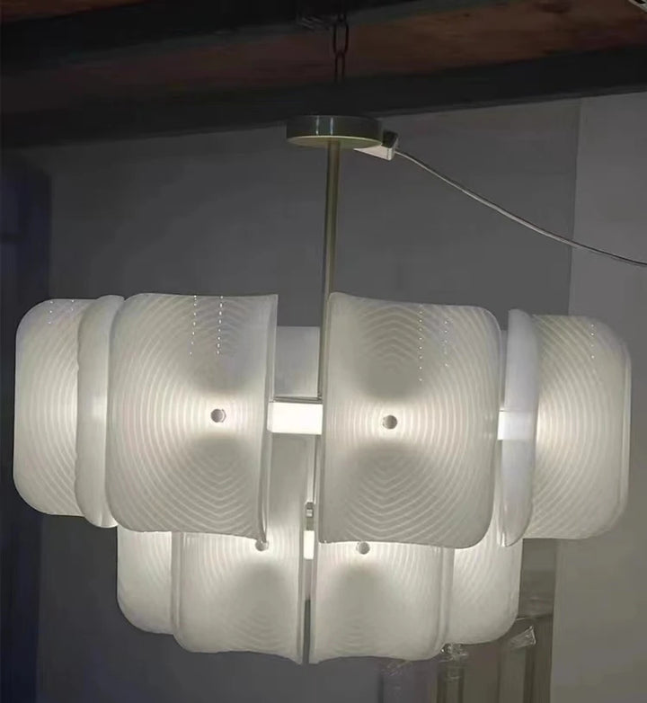 Hotel Custom Modern Style Fish Design Decoration Hall Wedding Large Glass Contemporary Led Chandelier