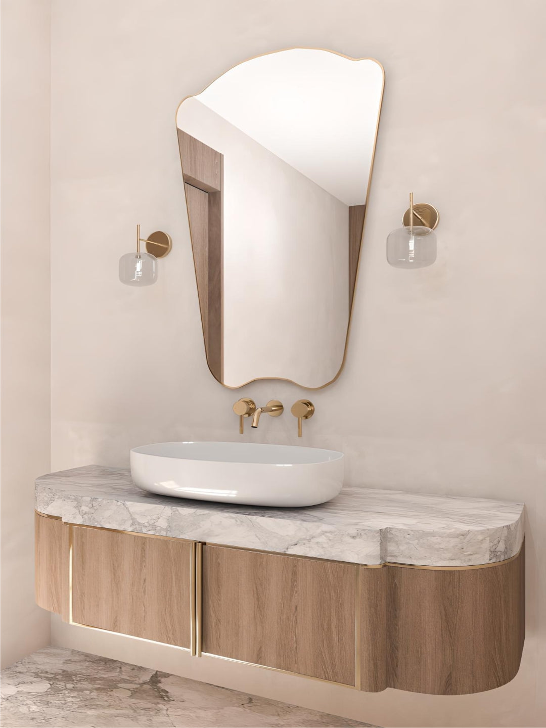 Assymetric Mirrors