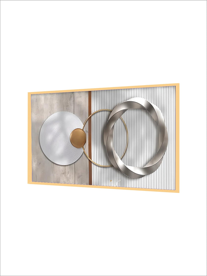 Modern Aesthetics Abstract Sun & Moon Wall Art Fine Art Canvas Prints Pictures For Luxury Loft Living Room Dining Room Lifestyle Art Decor