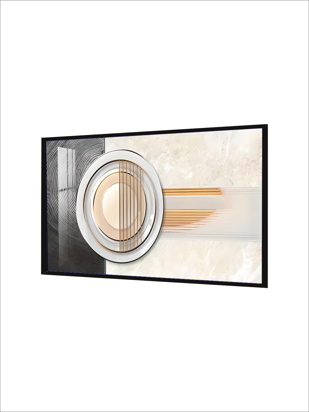 Modern Aesthetics Abstract Sun & Moon Wall Art Fine Art Canvas Prints Pictures For Luxury Loft Living Room Dining Room Lifestyle Art Decor
