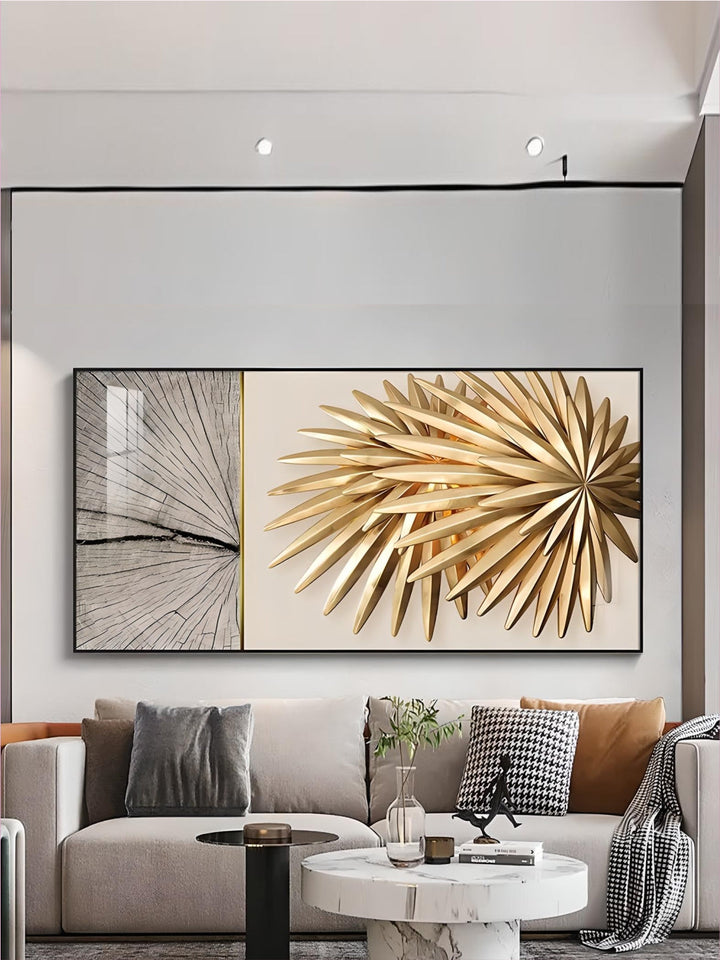 Modern Aesthetics Abstract Sun & Moon Wall Art Fine Art Canvas Prints Pictures For Luxury Loft Living Room Dining Room Lifestyle Art Decor