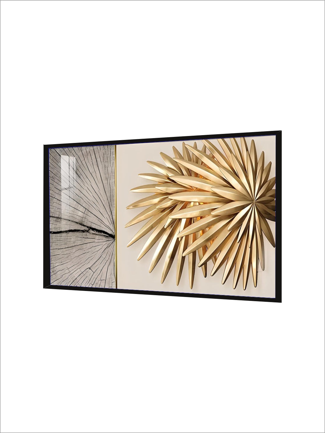 Modern Aesthetics Abstract Sun & Moon Wall Art Fine Art Canvas Prints Pictures For Luxury Loft Living Room Dining Room Lifestyle Art Decor