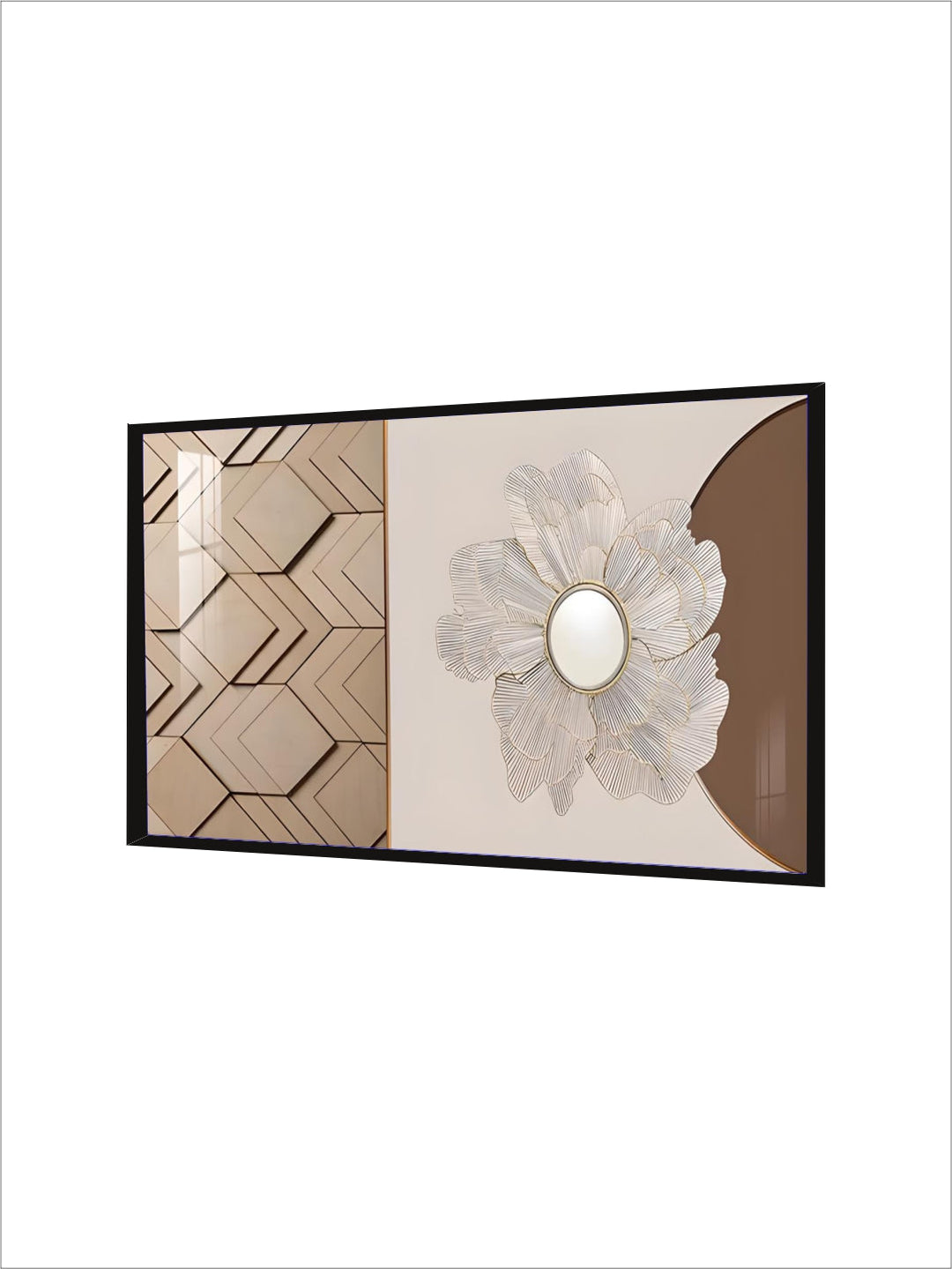 Modern Aesthetics Abstract Sun & Moon Wall Art Fine Art Canvas Prints Pictures For Luxury Loft Living Room Dining Room Lifestyle Art Decor
