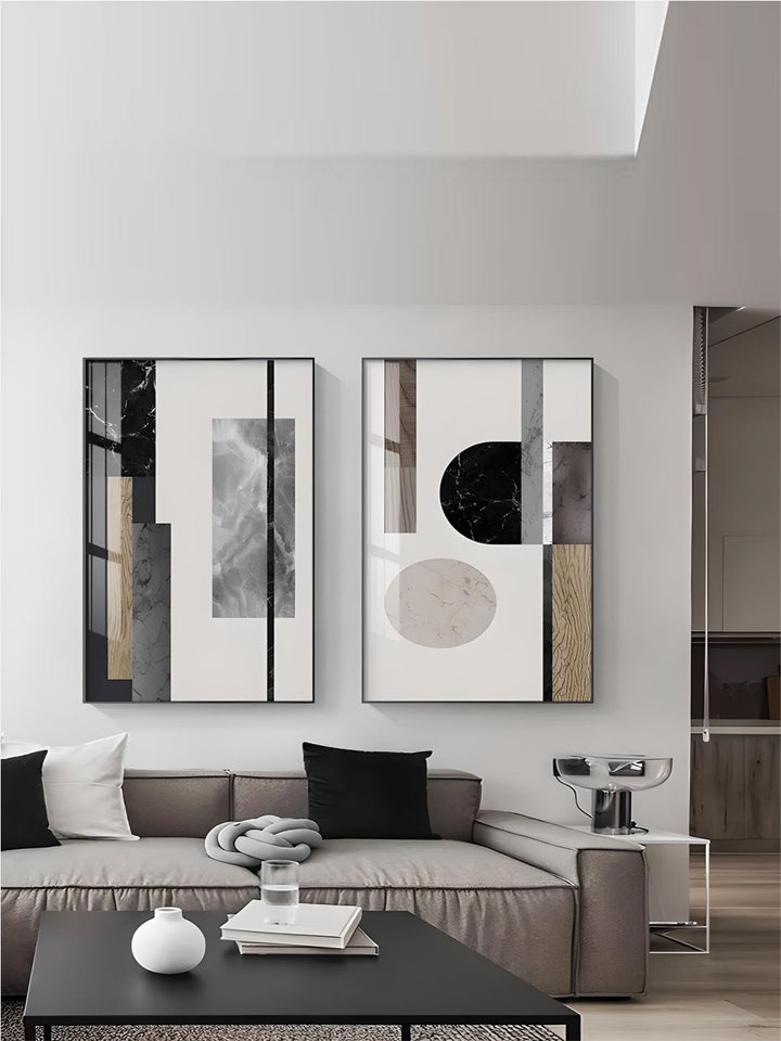 Modern Abstract Aesthetics Wall Art Fine Art Canvas Prints Pictures For Urban Apartment Living Room Dining Room Home Office Art Decor