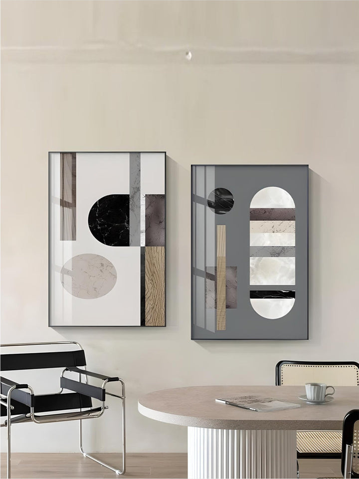 Modern Abstract Aesthetics Wall Art Fine Art Canvas Prints Pictures For Urban Apartment Living Room Dining Room Home Office Art Decor