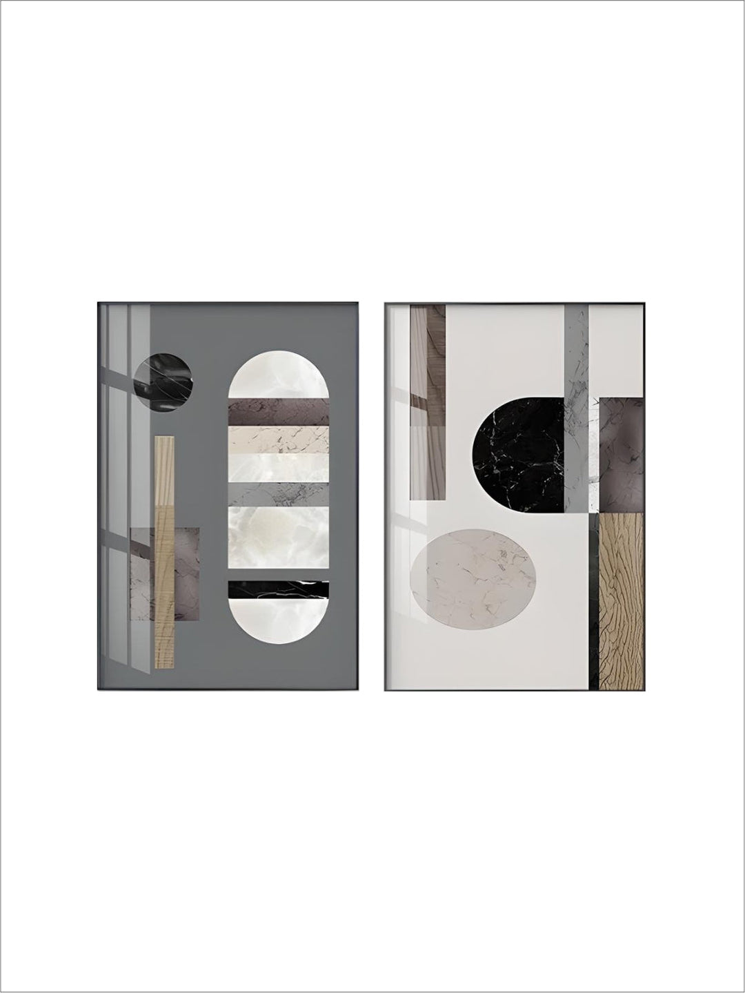 Modern Abstract Aesthetics Wall Art Fine Art Canvas Prints Pictures For Urban Apartment Living Room Dining Room Home Office Art Decor