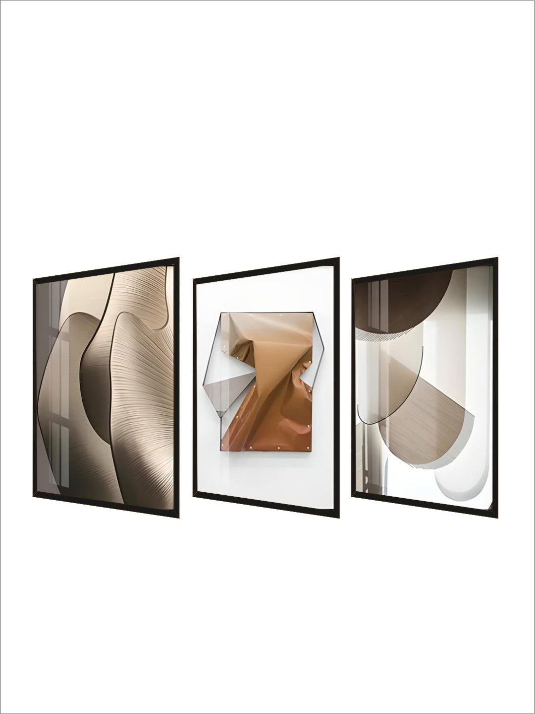Modern Aesthetics Abstract Geometry Wall Art Fine Art Canvas Prints Pictures For Luxury Apartment Living Room Dining Room Entrance Foyer Art Decor
